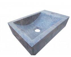 Travertin Silver Lave Main Rectangulaire Adouci 2