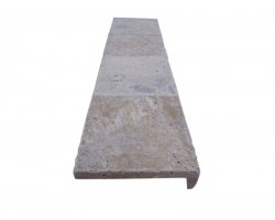 Travertin Beige Nez de Marche 10x10 3 cm Droit  2