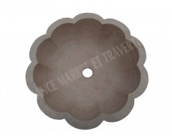 Travertin Beige Vasque Marguerite Adouci 2