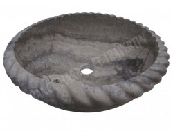 Travertin Silver Vasque Encastrer Corde Adouci 2