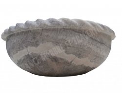 Travertin Silver Vasque Encastrer Corde Adouci 2