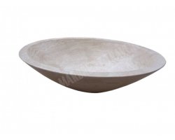 Travertin Classique Vasque Ovale 40x50 cm Adouci 2