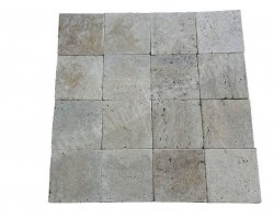 Travertin Beige Nuance 20x20 3 cm Antique  2