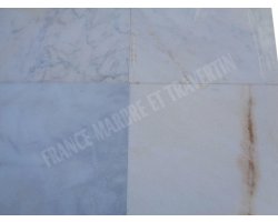 Marbre Blanc Bianco Giallo 60x60x2 cm Poli 2