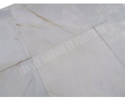 Marbre Blanc Bianco Giallo 60x60x1,5 cm Poli  2