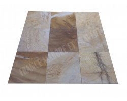 Marbre Jaune Picasso 30x30x1 cm Poli  2