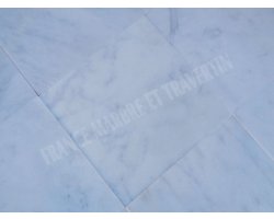 Marbre Blanc Carrare Turque  30x30x1 cm Poli  2