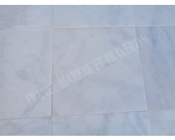 Marbre Blanc Carrare Turque  30x30x1 cm Poli  2