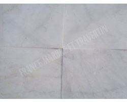 Marbre Blanc Carrare Turque  45x45x1 cm Poli  2