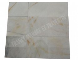 Marbre Bianco Giallo 40x40x1,5 cm Poli  2