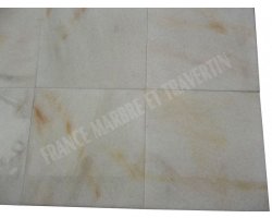 Marbre Bianco Giallo 40x40x1,5 cm Poli  2