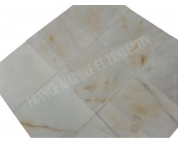 Marbre Bianco Giallo 40x40x1,5 cm Poli  2