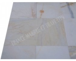 Marbre Blanc Bianco Giallo 30x30x1 cm Poli  2
