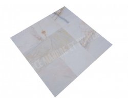 Marbre Blanc Bianco Giallo 30x30x1 cm Poli  2