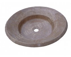 Travertin Noce Vasque Coupelle Adouci 2