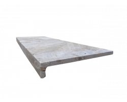 Travertin Silver Nez de Marche 40x60 6 cm Droit  2