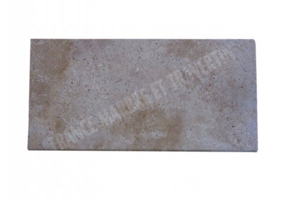 Travertin Walnut Margelle 30,5x61 3 cm Arrondi 1