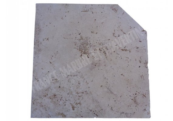 Travertin Beige 2A Margelle Rentrant 40x40 3 cm Droit 1