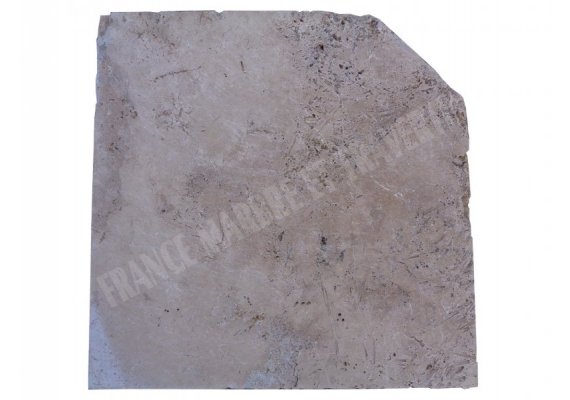 Travertin Beige 2A Margelle Rentrant 40x40 5 cm Droit 1