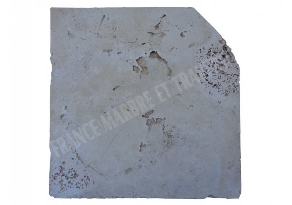 Travertin Beige 2A Margelle Rentrant 40x40 5 Droit  1