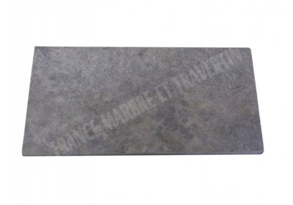 Travertin Silver Margelle 30,5x61 2 cm Arrondi 1