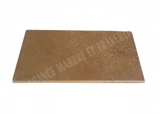 Travertin Noce Margelle 30,5x61 2 cm Arrondi 1