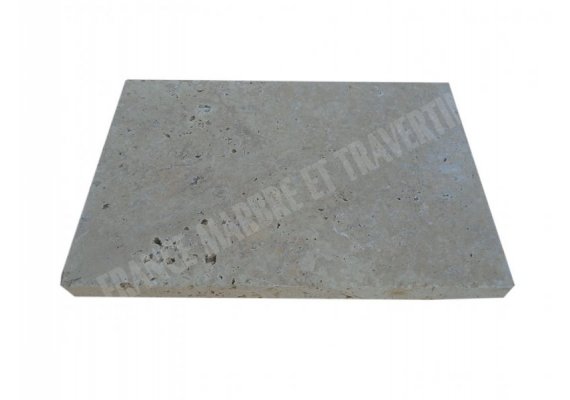 Travertin Beige Margelle 40,6x61 5 cm Droit 1