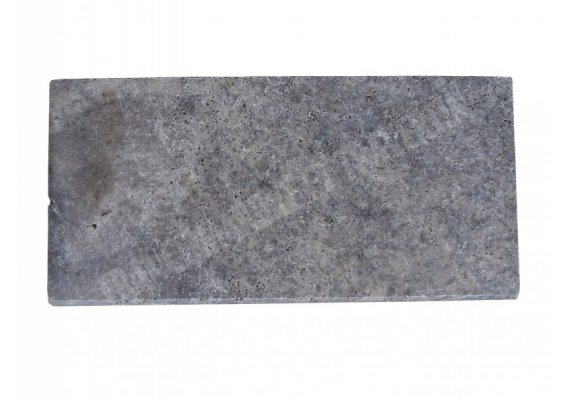 Travertin Silver Margelle 30,5x61 3 cm Arrondi 1