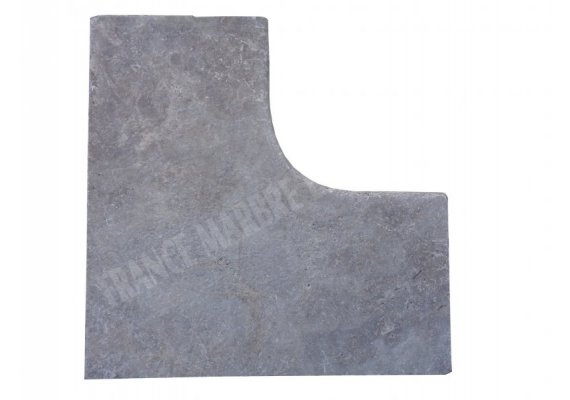 Travertin Silver 1A Margelle Rentrant 61x61 3 Arrondi 1