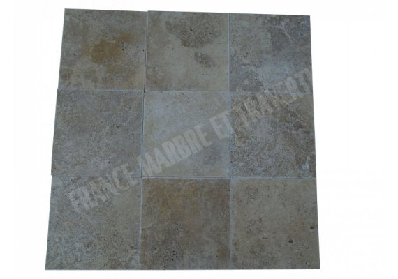 Travertin Walnut 30x30 1,2 cm Antique 1