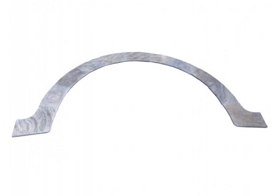 Travertin Silver Margelle Courbe 150/30,5 3 cm Arrondi 1