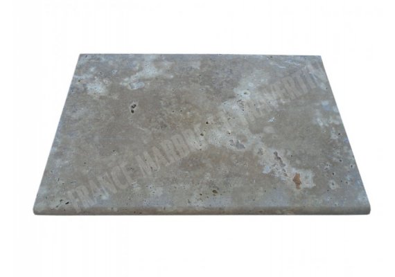 Travertin Walnut Margelle 40,6x61 3 cm Arrondi 1