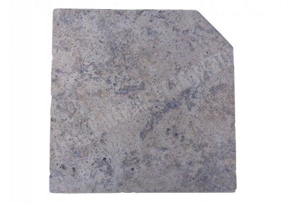 Travertin Silver 2B Margelle Rentrant 40x40 3 Arrondi 1