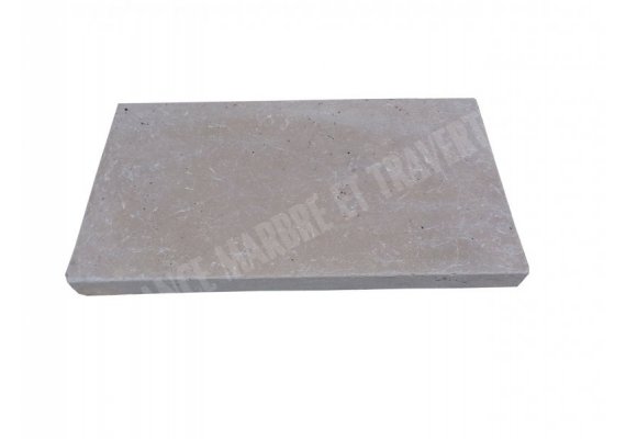 Travertin Beige Clair Margelle 33x61 5 cm Droit 1