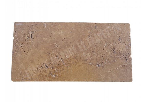 Travertin Noce Margelle 30,5x61 3 cm Droit  1