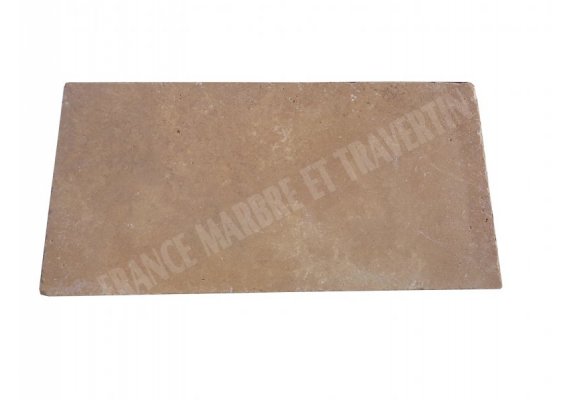 Travertin Noce Margelle 30,5x61 2 cm Droit 1