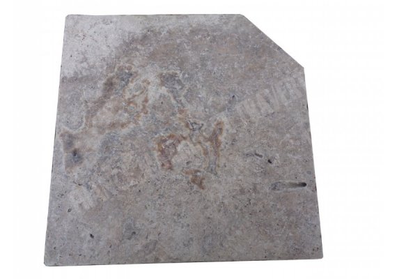 Travertin Silver 2A Margelle Rentrant 40x40 3 Droit 1