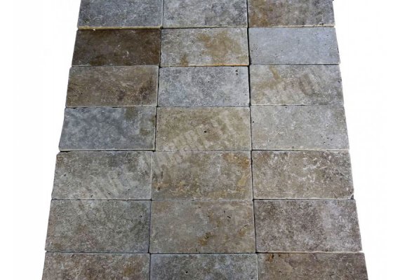 Travertin Beige Nuance Pavé 15x30 3 cm Antique 1
