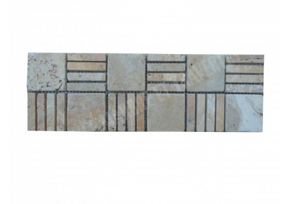 Travertin Frise Jaune Paris 2 30x10 cm 1