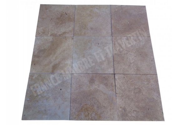 Travertin Walnut 40x40 2 cm Antique  1