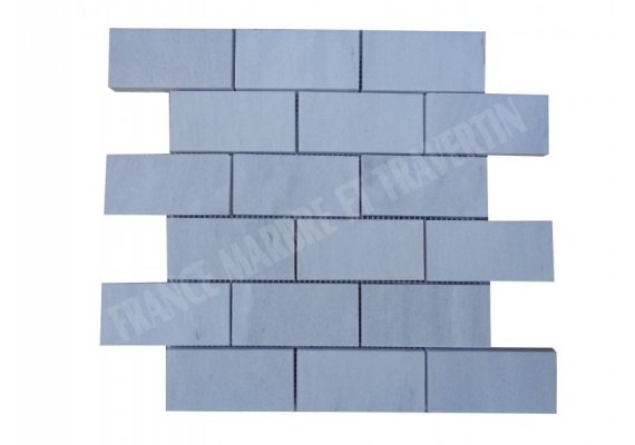 Marbre Blanc Solto Mosaïque 4,8x10 cm Poli 1