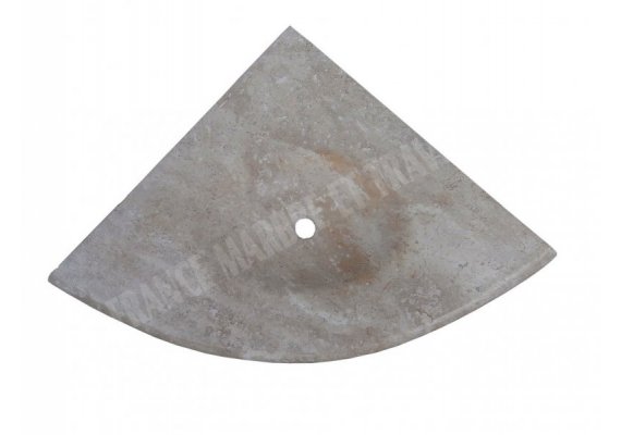 Travertin Beige Porte Savon 20x20 cm Poli 1