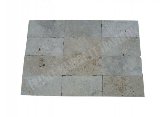 Travertin Beige Nuance 20x40 1,2 cm Antique  1