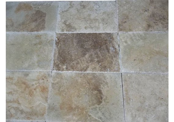 Travertin Beige Nuance 40x60 1,2 cm Brossé 1