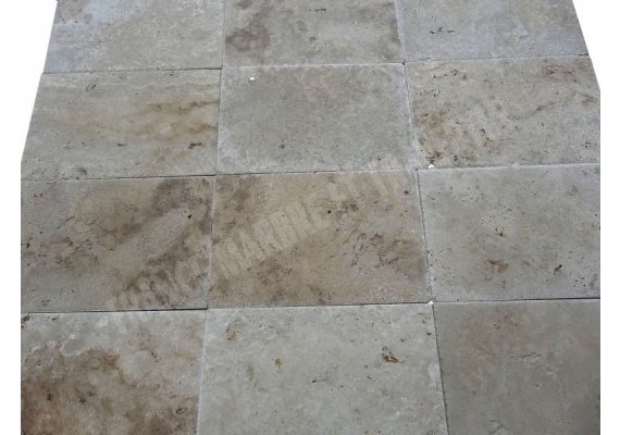 Travertin Beige Clair 40x60 1,2 cm Brossé 1