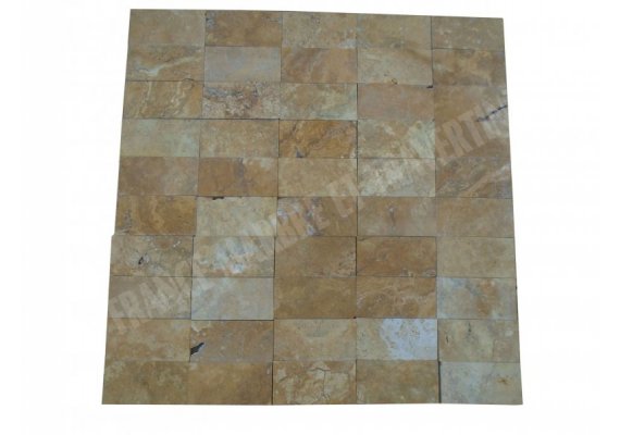 Travertin Jaune 7,5x15 cm Adouci 1