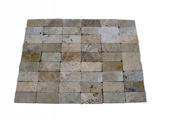 Travertin Beige Nuance 7,5x15 cm Antique 1