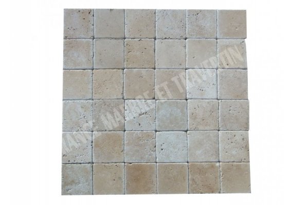 Travertin Beige Clair 10x10 cm Antique 1