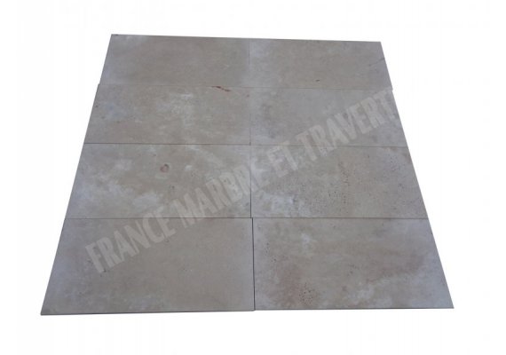 Travertin Beige Clair 30x60 1,2 cm Brossé 1