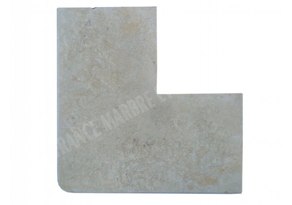 Travertin Beige A Margelle Sortant 61x61 3 cm Arrondi 1